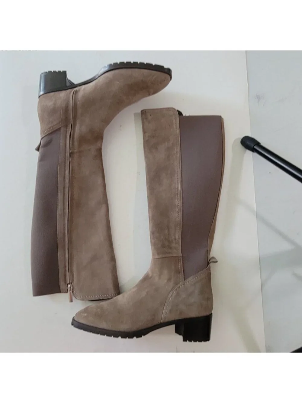 NEW Aquatalia Rhegan Weatherproof Knee High Boots Riding Heritage Chic Womens 8